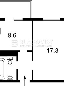 Продаж 1к квартири 41 кв. м на вул. Сергія Данченка 34 • ID 35039041