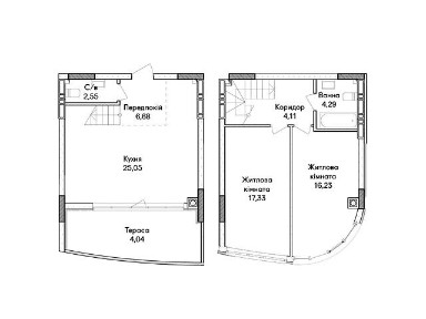 Продаж 2к квартири 80.28 кв. м на вул. Ольги Кобилянської 1В/52 • ID 35046025