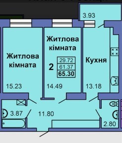 Власник без комісії! Продаж 2-к квартири 65 м² з індивідуальним опаленням | р-н Павленки (ТРЦ «Київ»)