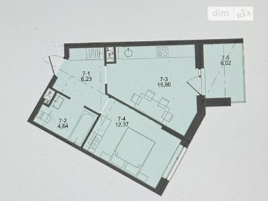 Продаж 1к квартири 42.05 кв. м на вул. Під Голоском 16Г • ID 35049134