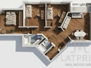 Продаж 4к квартири 87 кв. м на вул. Сім'ї Кульженків 35 • ID 35046411