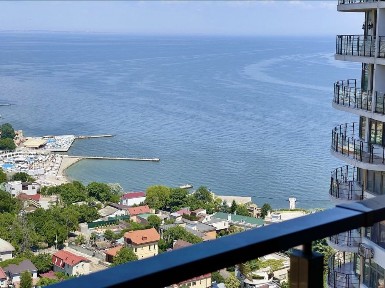 БЕЗ КОМИССИИ, 44 Жемчужина, ВИД на МОРЕ, 1 комн кв с террасой, Аркадия, ул. Каманина