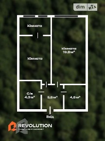Продаж 1к квартири 52.5 кв. м на просп. Берестейський 11 корпус 2 • ID 35050412