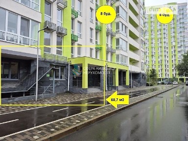 Продаж комерційного приміщення на просп. Берестейський 65Д, площа 69 кв. м • ID 35051542