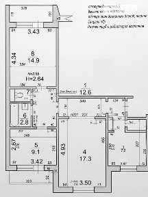 Продаж 3к квартири 69 кв. м на просп. Оболонський 34 • ID 35051037