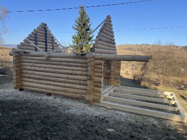 Баня або будиночок зруб