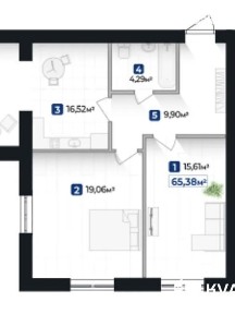 Продаж 2к квартири 67 кв. м на вул. Довженка О. 31В корпус 8 • ID 35052454
