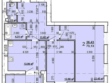Продаж 2к квартири 73 кв. м на просп. Героїв Харкова 268 • ID 35053853