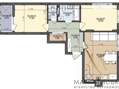 Продаж 3к квартири 64 кв. м на вул. Трускавецька • ID 35053145