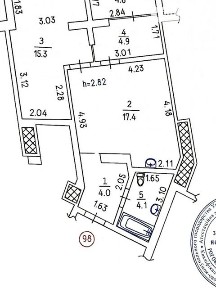 Продаж 3к квартири 51 кв. м на вул. Виконкомівська 24Б • ID 35052869