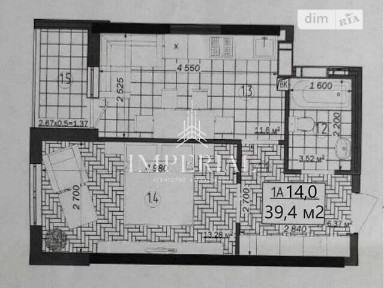 Продаж 1к квартири 39 кв. м на вул. Світла 3 • ID 35055845