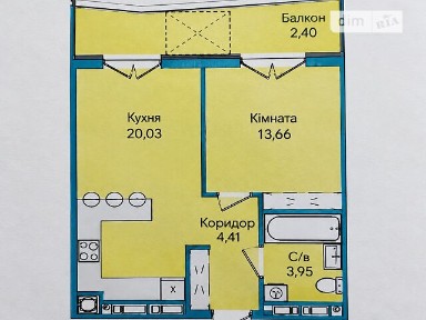 Продаж 1к квартири 47 кв. м на вул. Пасіки Галицькі 3 • ID 35056246
