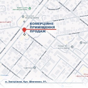 Комерційне приміщення на фасаді бул. Шевченко.