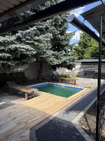 Дом для отдыха баня, чан, бассеин центр