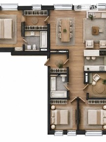 Продаж 3к квартири 98.6 кв. м на вул. Петра Дорошенка 44 • ID 35060077