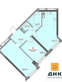 Продаж 2к квартири 70.29 кв. м на просп. Князя Ярослава Мудрого 17А • ID 35057087