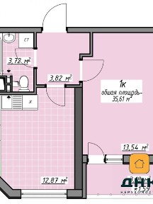 Продаж 1к квартири 59.47 кв. м на просп. Князя Ярослава Мудрого 17А • ID 35057070