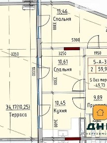 Продаж 2к квартири 60.6 кв. м на пров. Маячний 7 • ID 35057034
