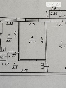 Продаж 2к квартири 51 кв. м на просп. Сергія Нігояна • ID 35062105
