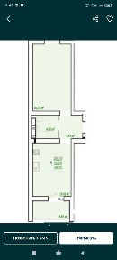 Продам 1к большую квартиру жк сказка 48м. кв. 17дом, хозяи