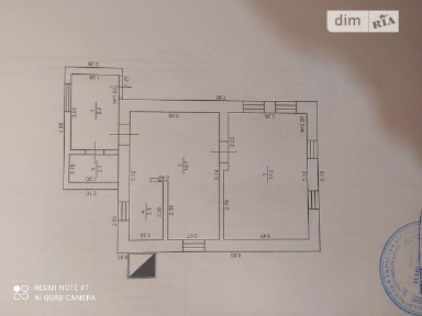 Продаж 1 поверхового будинку з ділянкою на 20 соток, 42 кв. м, 3 кімнати, на вул. М. Скляра • ID 35061952
