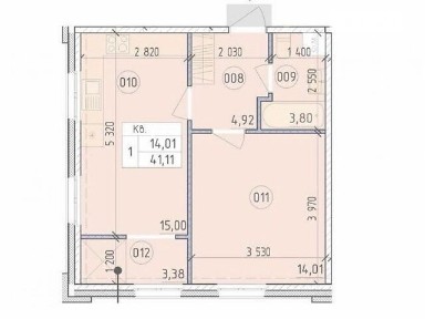 Продаж 1к квартири 41.1 кв. м на вул. Михайла Максимовича • ID 35064853