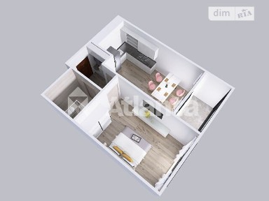 Продаж 1к квартири 44.6 кв. м на вул. Волинська • ID 35068543