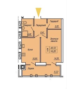 Продаж 1к квартири 48 кв. м на вул. Героїв Десантників 19 • ID 35068141