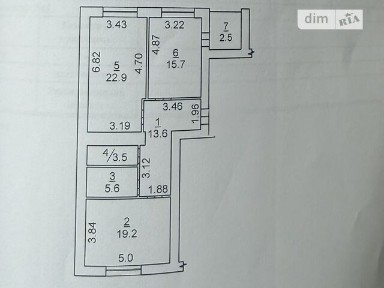 Продаж 2к квартири 83 кв. м на вул. Лазурна • ID 35070838