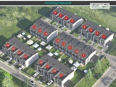 Продаж 2 поверхового таунхауса з ділянкою на 1.59 сотки, 130 кв. м, 5 кімнат, на вул. Тополина • ID 35071506