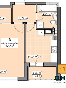 Продаж 1к квартири 36.52 кв. м на просп. Князя Ярослава Мудрого 17А • ID 35072994