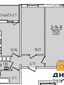 Продаж 2к квартири 70.2 кв. м на вул. Краснова 1Д • ID 35072909