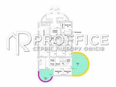 Продаж офісного приміщення 1479.57 кв. м. на 1 поверсі на вул. Марка Безручка, п'ятиповерхова будівля • ID 35071938