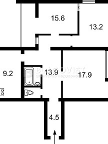 Продаж 3к квартири 78.2 кв. м на вул. Казимира Малевича (Боженка) 37/41 • ID 35074386