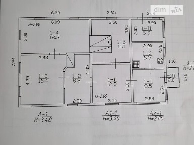 Продаж 1 поверхового будинку з ділянкою на 45 соток, 87.7 кв. м, 3 кімнати, на вул. Петропавлівська 16 • ID 35079946
