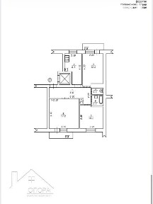 Продаж 3к квартири 62.5 кв. м на вул. Георгія Гонгадзе 17Б, кв. 47 • ID 35082831