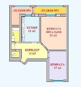 Оренда 2-кімнатної квартири 82 м², Грушевського вул., 21