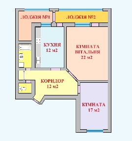 Оренда 2-кімнатної квартири 82 м², Грушевського вул., 21