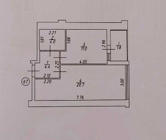 Продаж просторої 1-кімнатної квартири в новому будинку на Масанах!