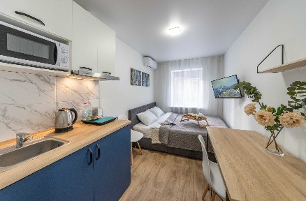 Довгострокова оренда: смарт-квартира 11,5 м² у Голосіївському районі | 0% комісії