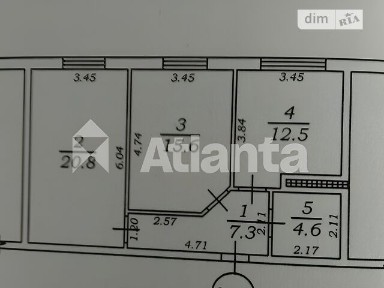 Продаж 2к квартири 61 кв. м на вул. Саймона Літмана • ID 35088576