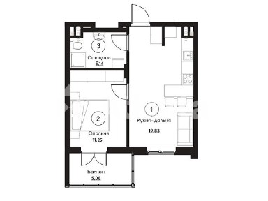 Продаж 1к квартири 41.3 кв. м на вул. Слобідська • ID 35068098