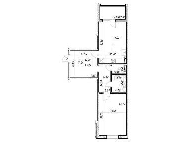 Простора євродвушка 61 м² у ЖК «Деснянський» (кухня-вітальня 18 м²). Ремонт та автономна котельня. Є-Оселя, без%!