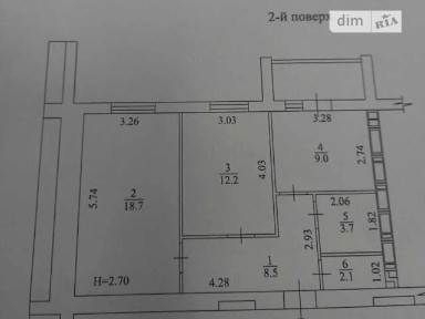 Продаж 2к квартири 54.2 кв. м на вул. Академіка Барабашова 14А • ID 35089642
