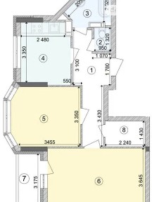 Продаж 2к квартири 60 кв. м на вул. Бориспільська 32/14 • ID 35094630
