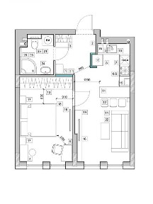 Продаж 1к квартири 41.7 кв. м на вул. Пасіки Галицькі 3 • ID 35093508