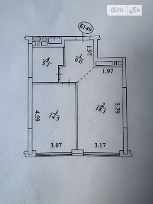 Продаж 1к квартири 43.7 кв. м на вул. Віктора Некрасова 10А • ID 35096603