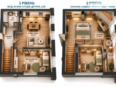 Продаж 2к квартири 92.83 кв. м на вул. Анатолія Луценко 23, кв. 38 • ID 35096242