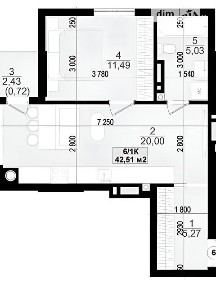 Продаж 1к квартири 42.5 кв. м на вул. Національної Гвардії • ID 35095973