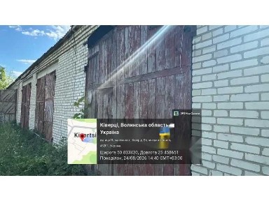 Продаж гаражного комплексу 125 м² (5 боксів) у центрі Ківерців, вул. Незалежності, 21